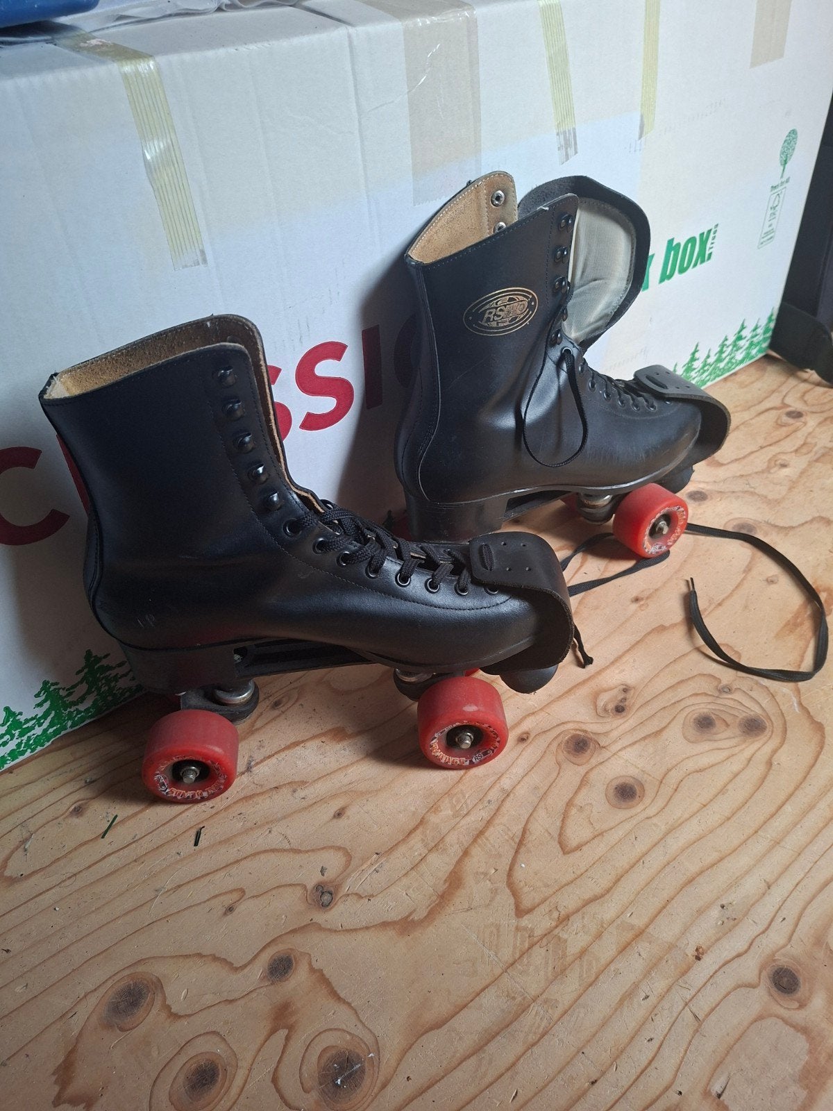 Originele Leren RSI Rolschaatsen Maat 42, Ophalen of Verzenden, Gebruikt