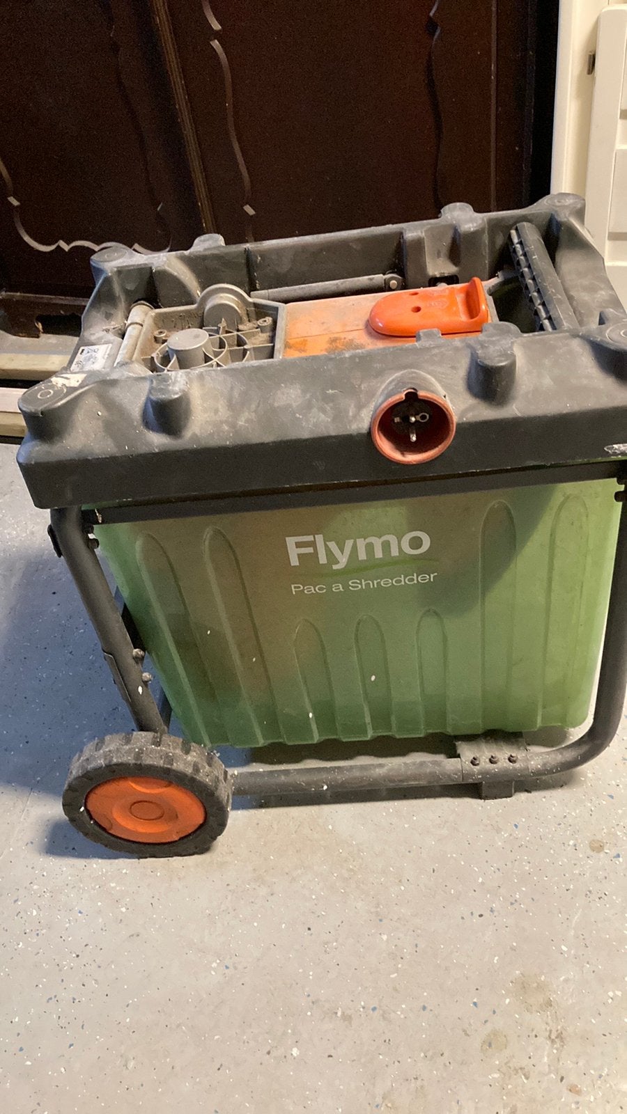 Flymo hakselaar, Ophalen, Zo goed als nieuw, Elektrisch, Met opvangbak