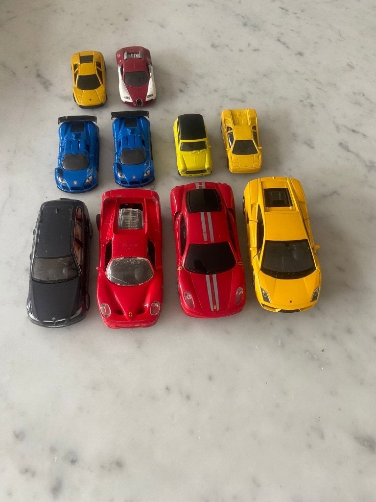 10x modelauto’s Siku / Minichamps / Ferrari / BMW set, Hobby en Vrije tijd, Modelauto's | Overige schalen, Ophalen of Verzenden