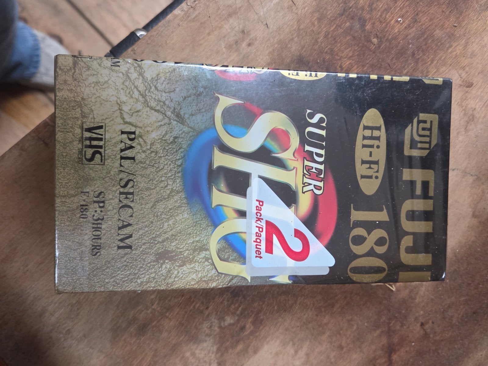 Nieuwe Fuji Super SHG E-180 VHS videobanden (2-pack), Ophalen of Verzenden, Nieuw in verpakking, VHS, Boxset