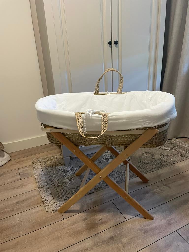 Mozes baby wieg met standaard, Kinderen en Baby's, Babywiegjes en Ledikanten, Ophalen, Gebruikt, Wieg