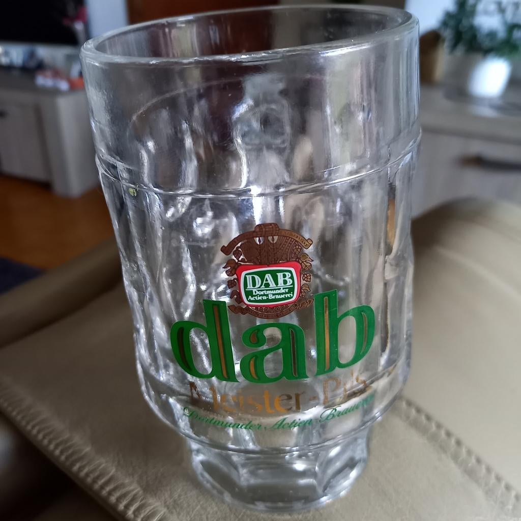 Bier pul dab en hoegaarden, Ophalen of Verzenden, Zo goed als nieuw, Bierglas