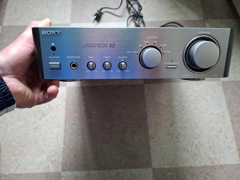 Sony TA-S2 Geïntegreerde Stereo Versterker, Audio, Tv en Foto, Versterkers en Receivers, Ophalen