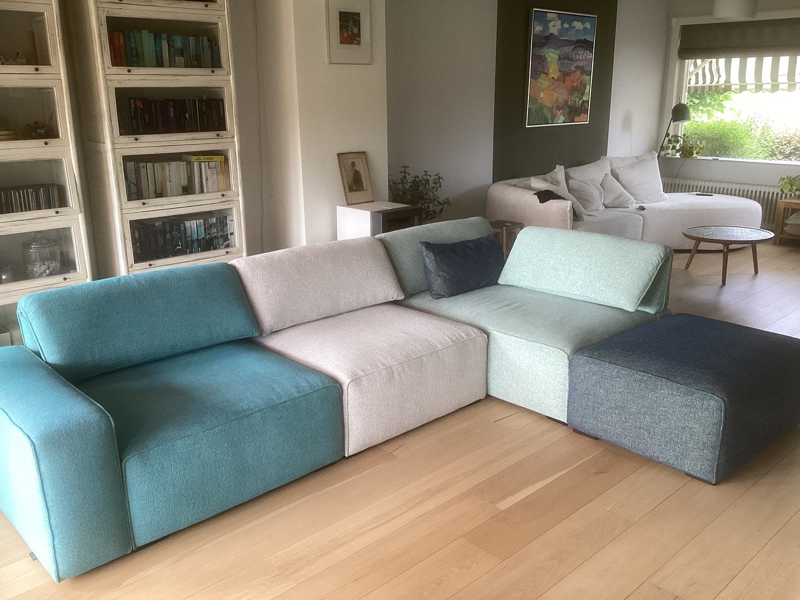 Montèl Flex modulaire hoekbank, Ophalen, Zo goed als nieuw, Stof, Modern scandinavisch