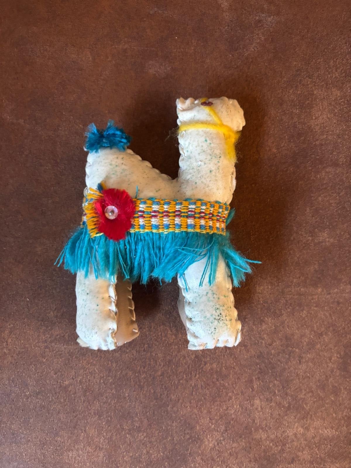 Decoratieve Lama Figuur - Handgemaakt, Ophalen of Verzenden, Zo goed als nieuw, Overige soorten, Overige typen