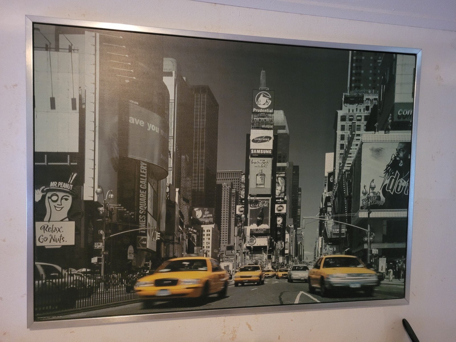 Ikea wanddecoratie New York taxi 140x100 cm, Ophalen, Gebruikt, Klantenservice.nl@ikea.com, Ikea