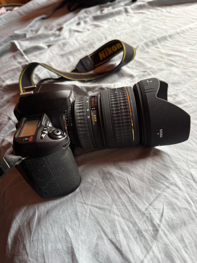 Nikon D100 Spiegelreflexcamera met Sigma 28-70mm lens, Ophalen of Verzenden, Zo goed als nieuw