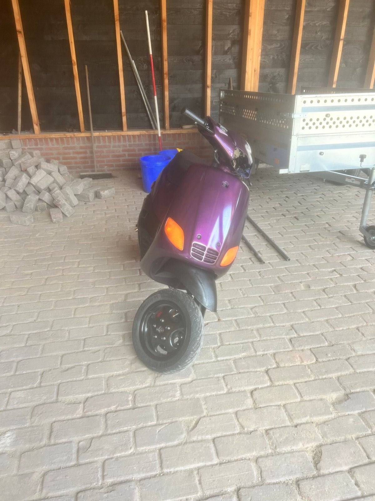 Piaggio Zip Type 3 70cc - Volledig gereviseerd en snel, Fietsen en Brommers, Tweetakt, Gebruikt, Maximaal 45 km/u, Zip