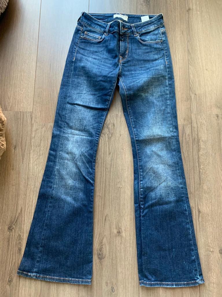 Flare jeans “Laura”, Cup of Joe, maat 25/30, Ophalen, Zo goed als nieuw, Blauw, W27 (confectie 34) of kleiner