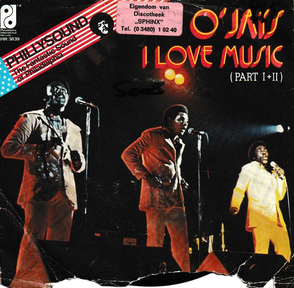 O'Jays - I love music (part I & II), Ophalen of Verzenden, Gebruikt, 7 inch, R&B en Soul