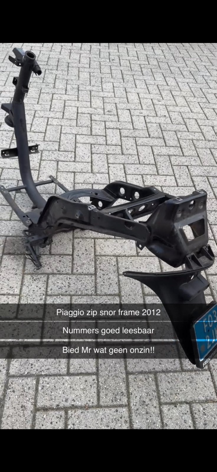 Zip frame, Fietsen en Brommers, Ophalen, Zo goed als nieuw, Frame, Piaggio
