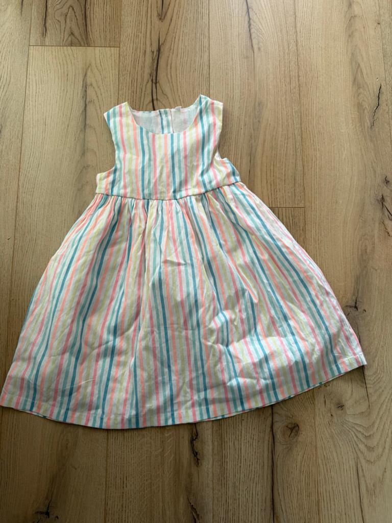 Zomerjurkje gestreept maat 122/128, Kinderen en Baby's, Ophalen of Verzenden, Zo goed als nieuw, Meisje, Jurk of Rok