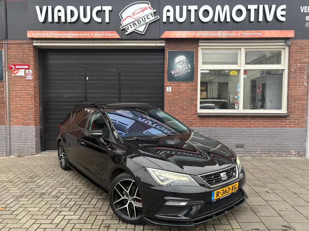 Seat Leon 1.4 EcoTSI FR Pano, 4 cilinders, 150 pk, Leon, Leder en Stof
