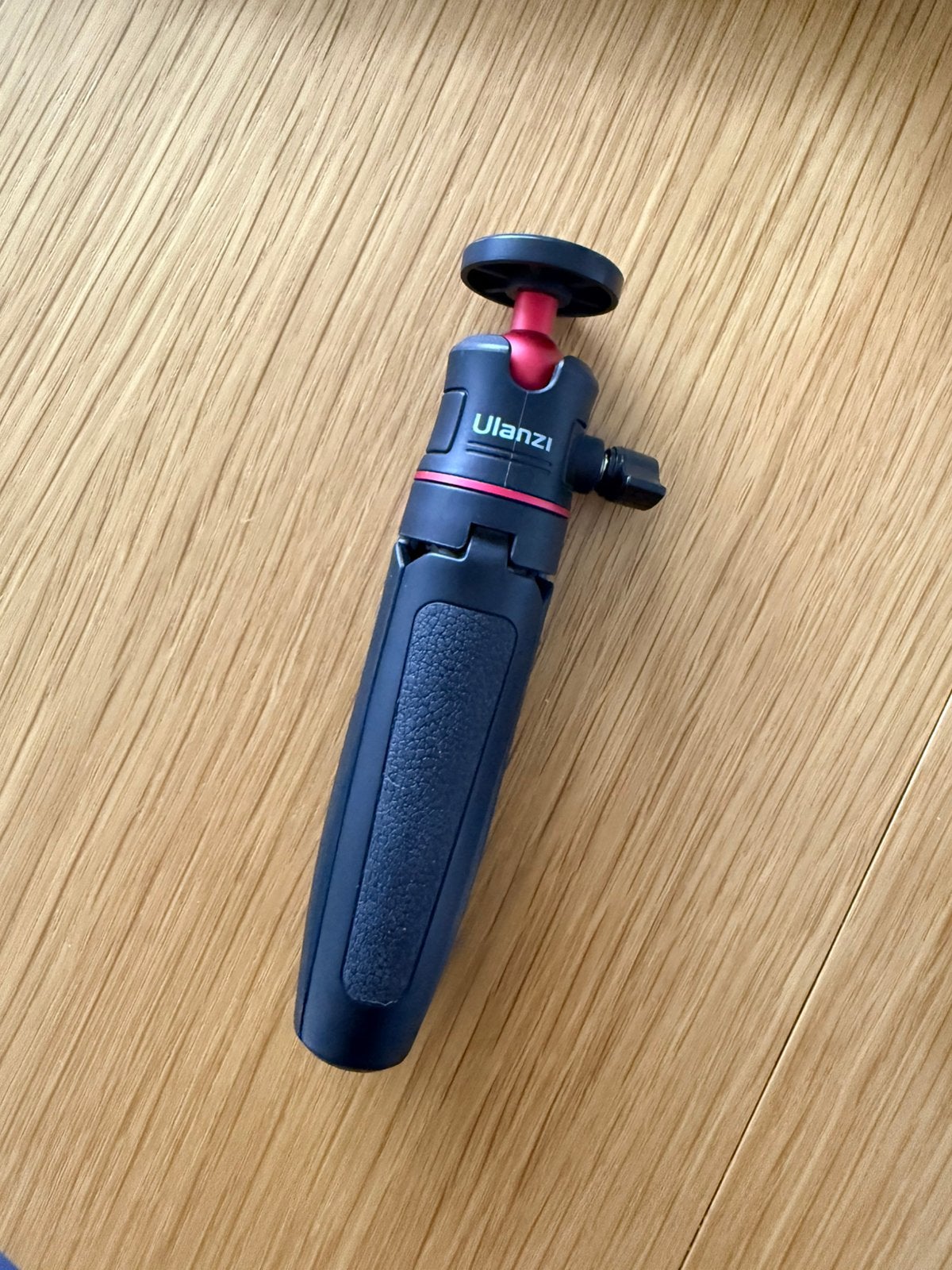 Ulanzi MT-08 Vlog Statief / Handgreep / Selfie Stick – Zwart, Ophalen of Verzenden, Zo goed als nieuw, Overige typen