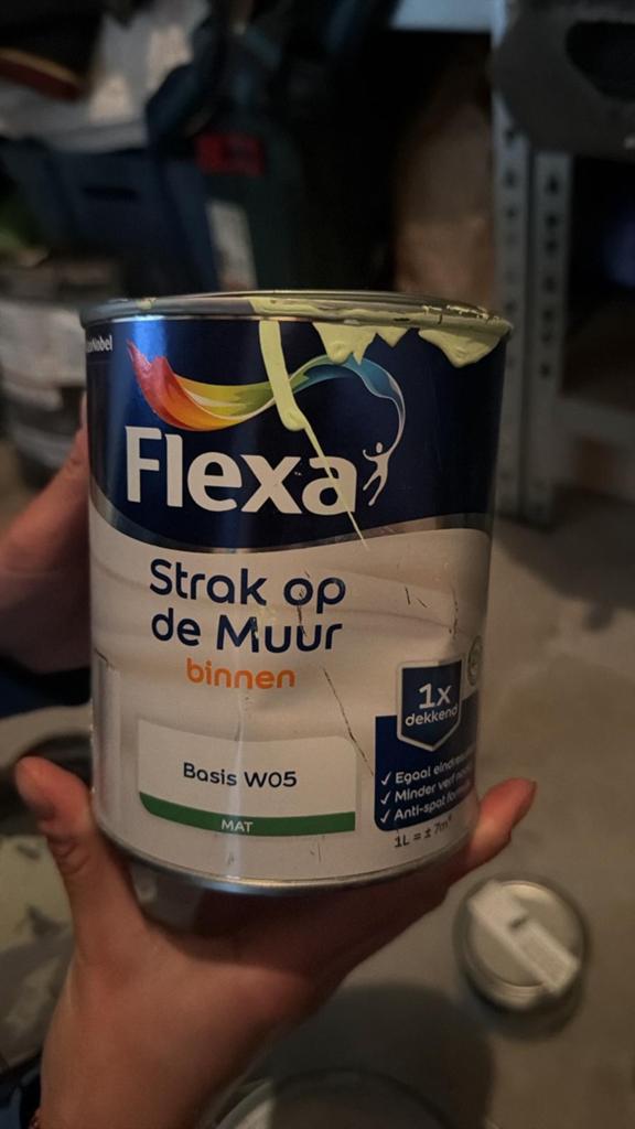 Flexa Strak op de Muur Binnen -  Mat 1L, Ophalen, Overige kleuren, Minder dan 5 liter, Verf