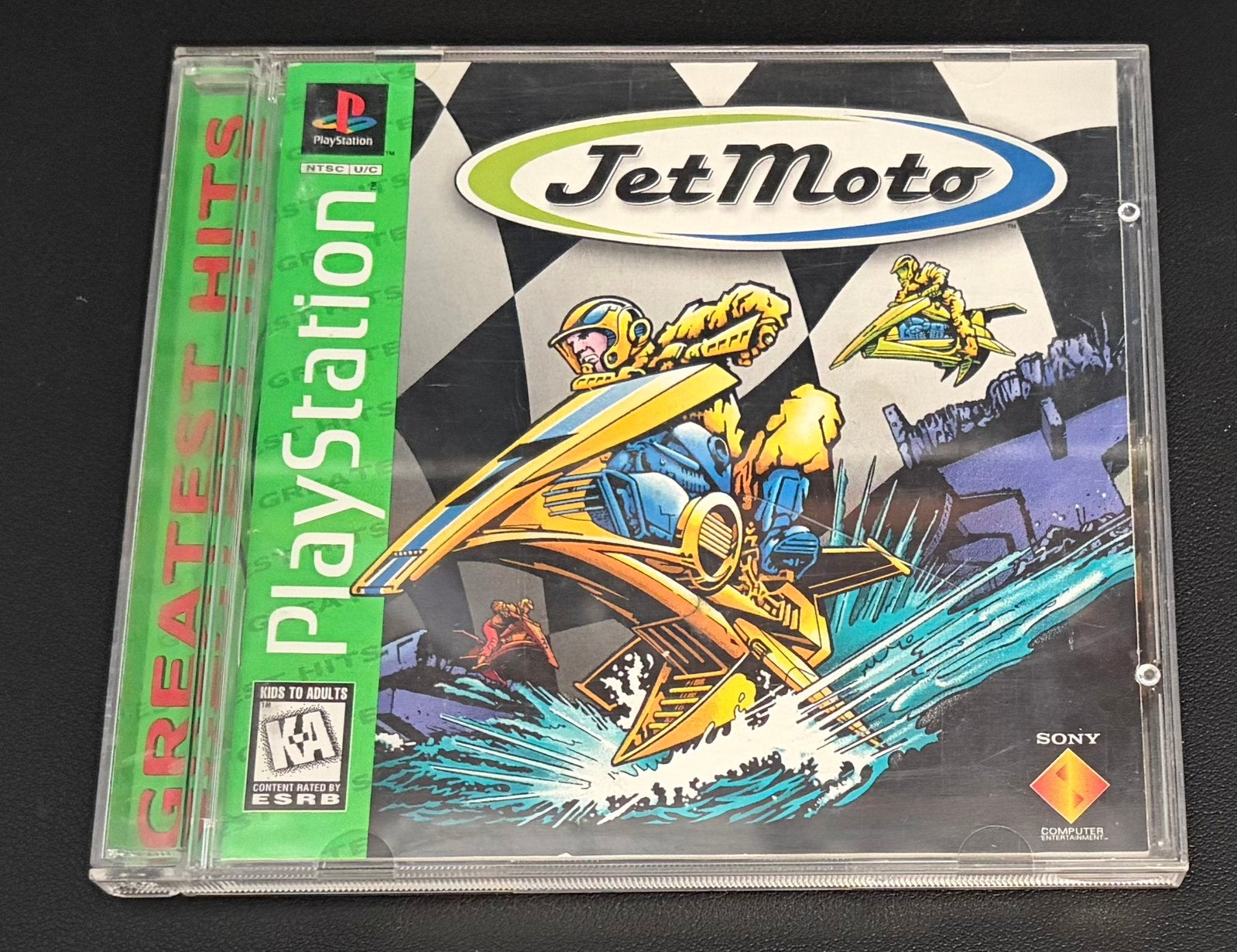 Jet Moto - PlayStation 1 (NTSC/UC), 1 speler, Ophalen of Verzenden, Gebruikt, Racen en Vliegen