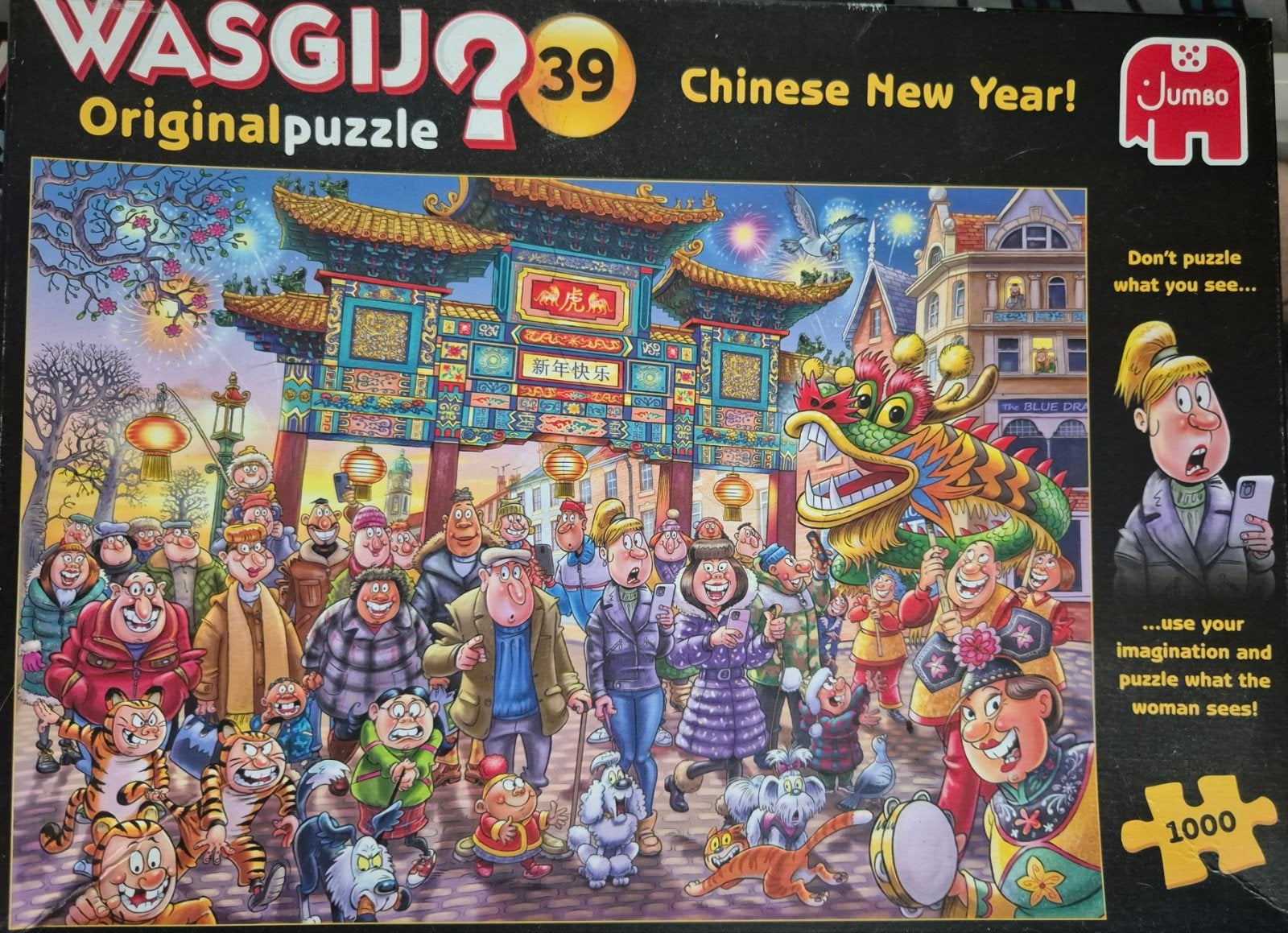 Wasgij legpuzzel, Ophalen of Verzenden, 500 t/m 1500 stukjes, Zo goed als nieuw, Legpuzzel