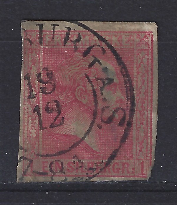 Duitsland Pruissen 2 geb 1850 ; MEER OUD DUITSLAND 15% CW, Ophalen of Verzenden, Duitse Keizerrijk, Gestempeld