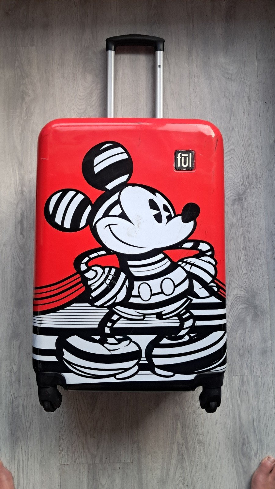 Ful Mickey Mouse Hardcase Koffer - 59x40x12cm, Ophalen, Wieltjes, 50 tot 60 cm, Hard kunststof