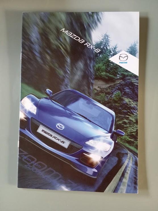 Mazda RX 8 [ 8 / 2009 ] 12 pag. Duits, Verzenden, Zo goed als nieuw, Mazda