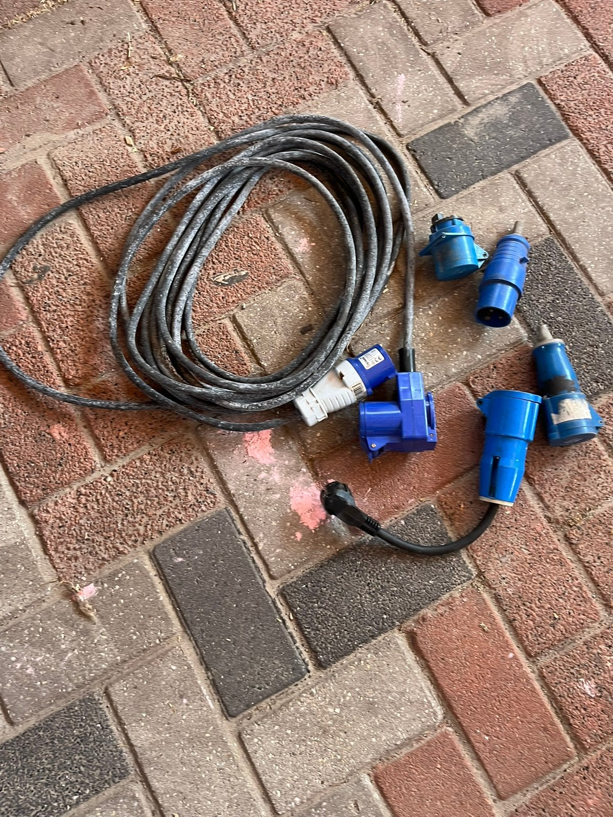 Camping stekkers kabel, Ophalen of Verzenden, Gebruikt
