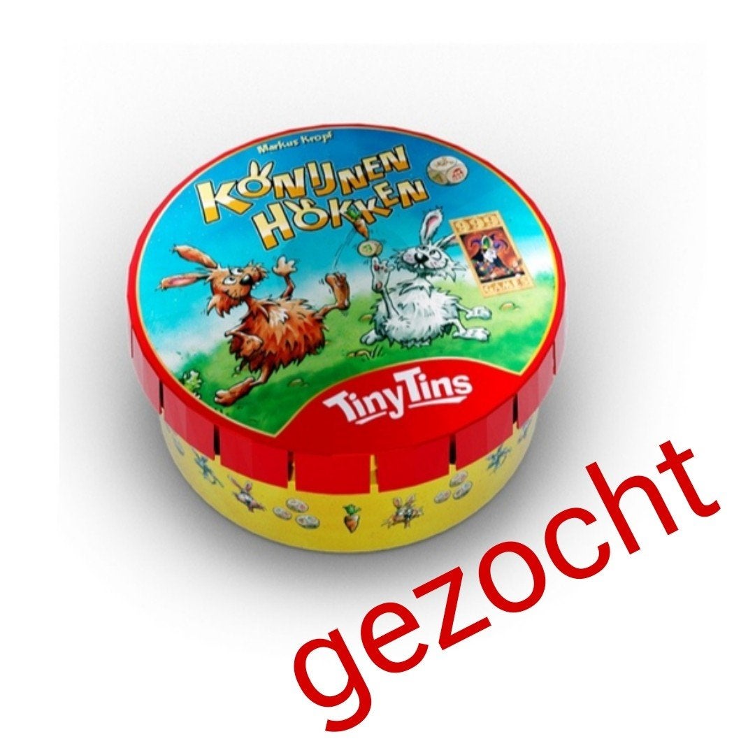 Gezocht Tiny Tin Konijnenhokken, Ophalen