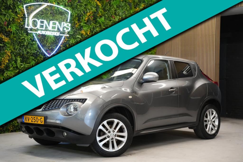 Nissan Juke 1.6 Acenta / Camera / Cruise / Navi / Stoelverw, Auto's, Nissan, Bedrijf, Te koop, Juke, ABS, Achteruitrijcamera, Airbags