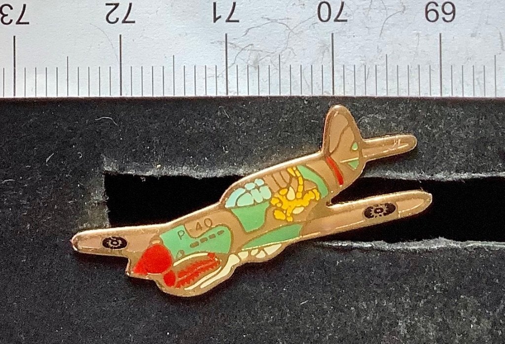 pin, militair, Curtis p-40 Warhawk, luchtmacht (R3, Ophalen of Verzenden, Nieuw, Overige onderwerpen, Speldje of Pin