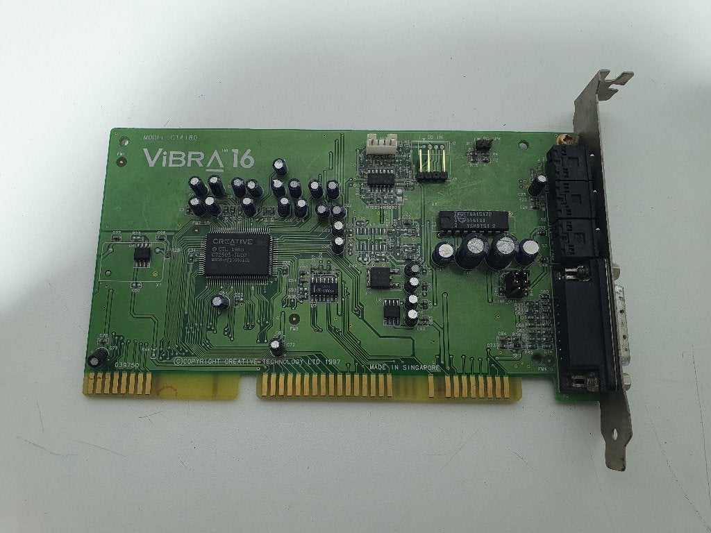Creative ViBRA 16 CT4180 - PCI Sound Card CT1745 Chipset, Intern, ., Ophalen of Verzenden, .