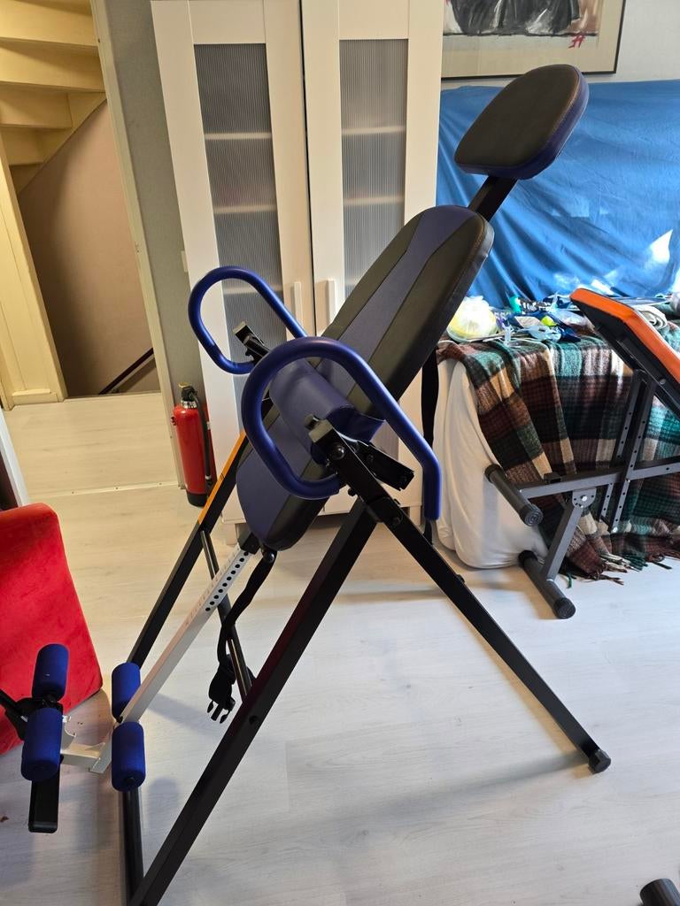 Inversiebank - Zo goed als nieuw, ideaal voor rugklachten, Sport en Fitness, Ophalen, Rug, Overige typen, Zo goed als nieuw