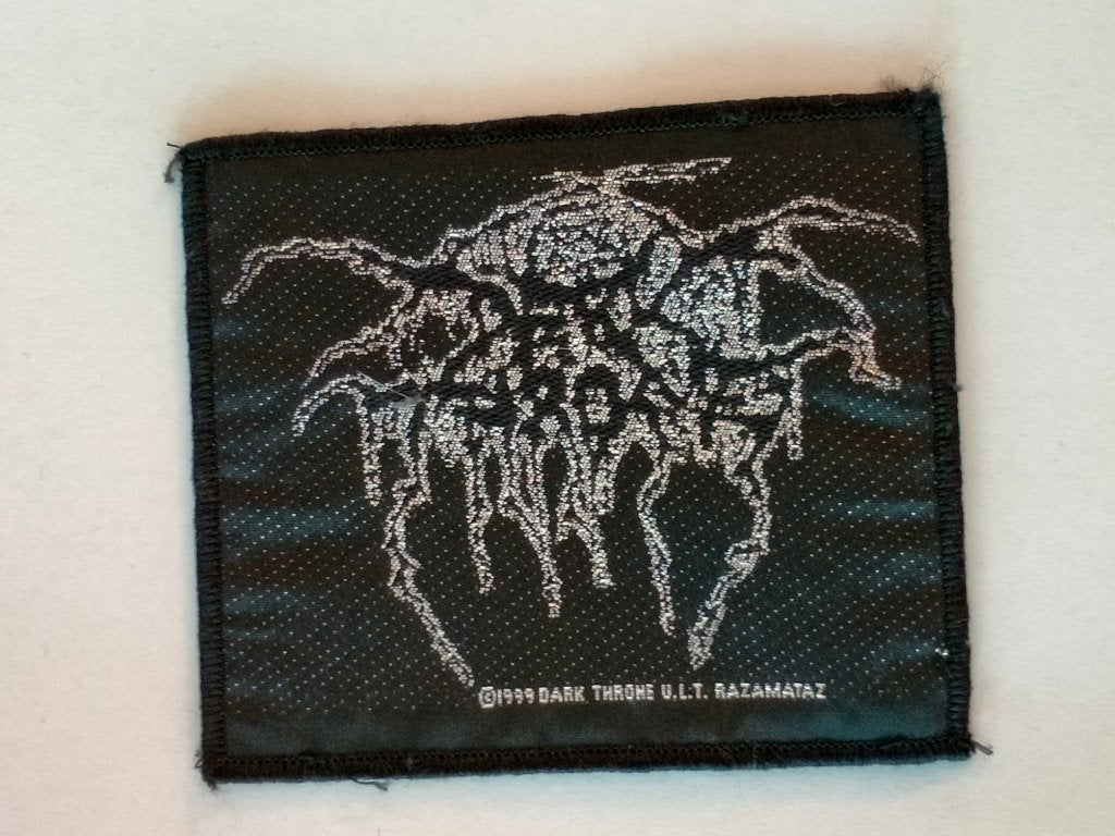 Dark Throne metal muziek patch kleding embleem RARE, Ophalen of Verzenden, Gebruikt, Kleding