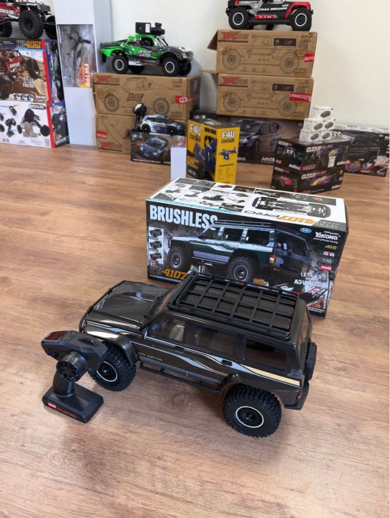 Yikong Crawler Pro Brushless 1/10 nissan patrol y60 lwb trx4, Hobby en Vrije tijd, Ophalen, Schaal 1:10, Elektro, Auto offroad