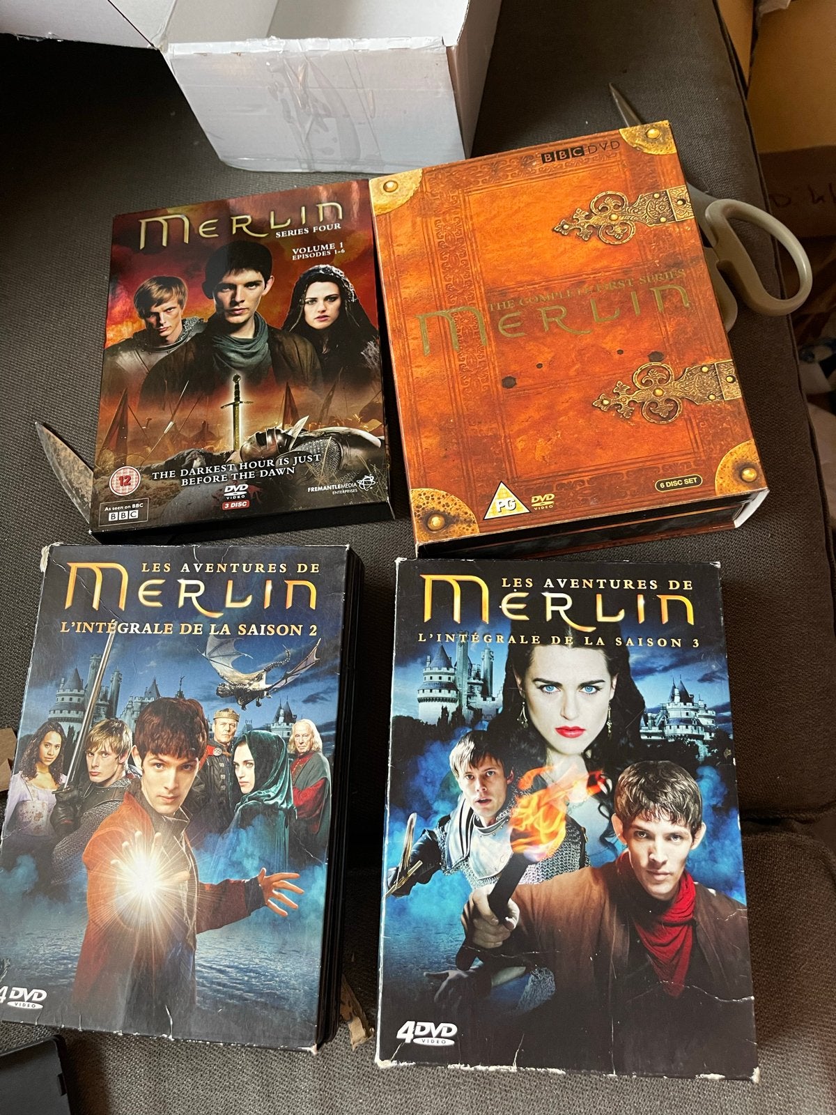 Merlin DVD Boxsets - Seizoenen 1, 2, 3 en 4, Cd's en Dvd's, Seizoen 1, Nederlands, Science Fiction en Fantasy, Ophalen of Verzenden