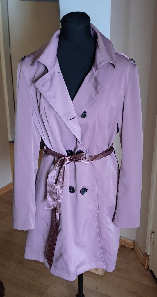 Mooie trenchcoat maat 44 NIEUW, Bonprix, Paars, Maat 42/44 (L), Nieuw