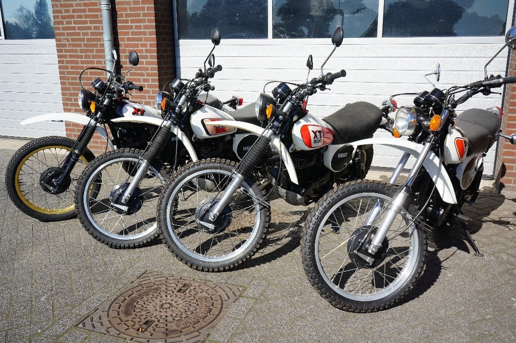 4x YAMAHA  XT 500 1976 /1977/1978/1980, J, J, 1 cilinder, 500 cc