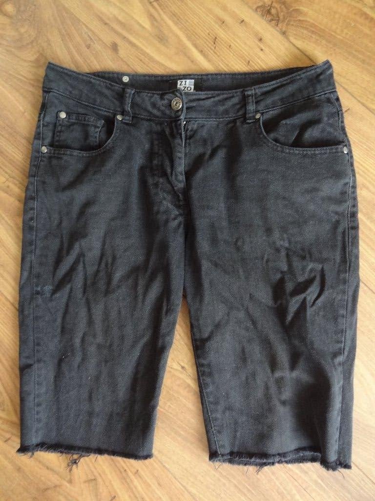 Zi-Zo ingekorte jeans, Zizo, Zwart, Ophalen of Verzenden, W33 - W36 (confectie 42/44)