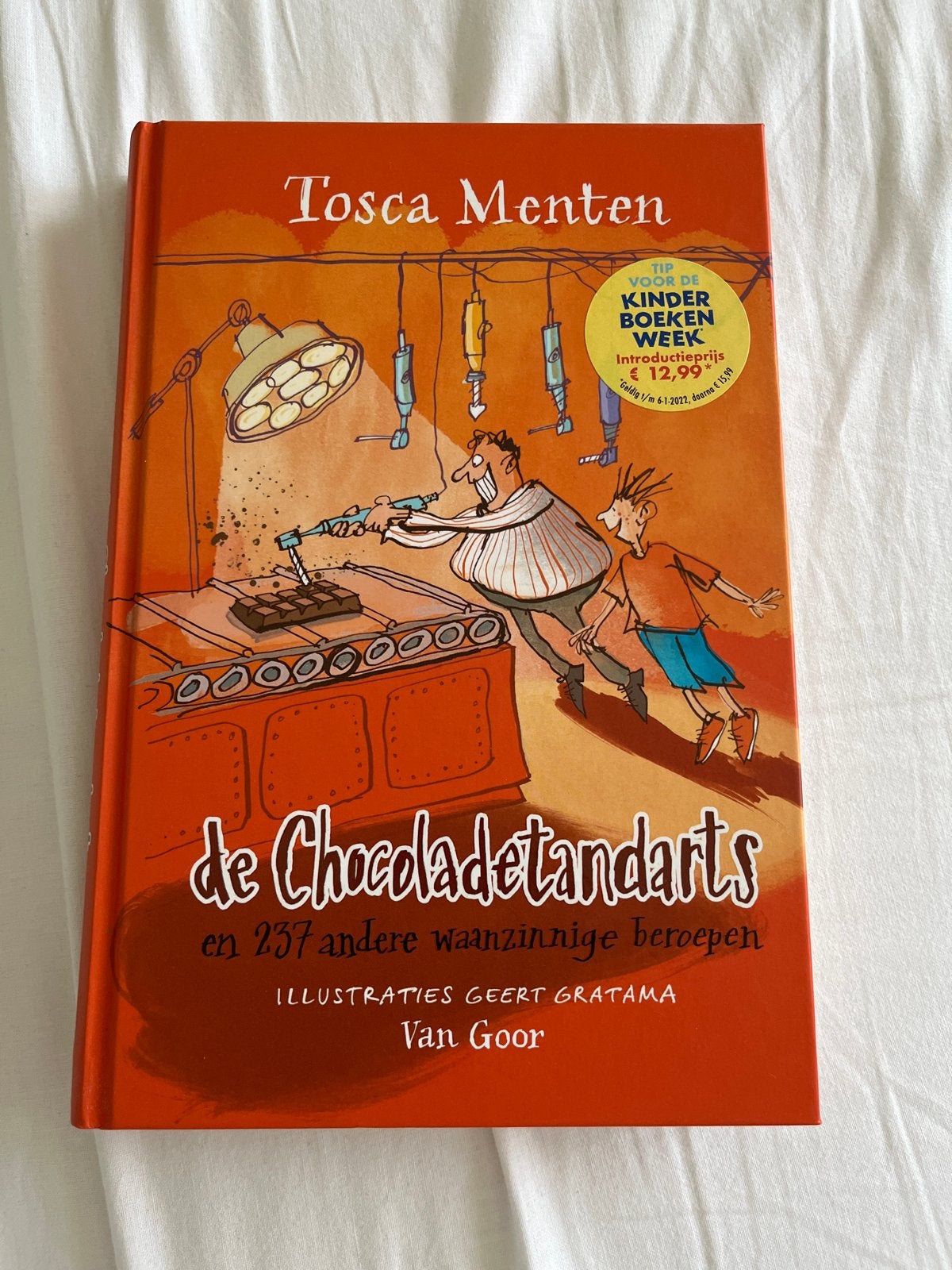 De Chocoladetandarts - Tosca Menten (Kinderboek), Boeken, Ophalen, Zo goed als nieuw, Fictie algemeen