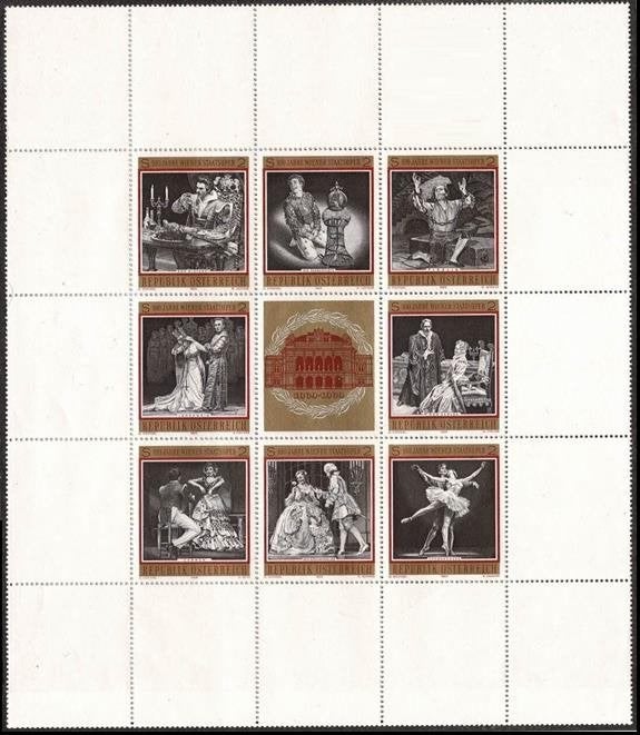 OOSTENRIJK 1969 Weense Staatsopera Velletje, Michel: 1294-13, Verzenden, Postfris