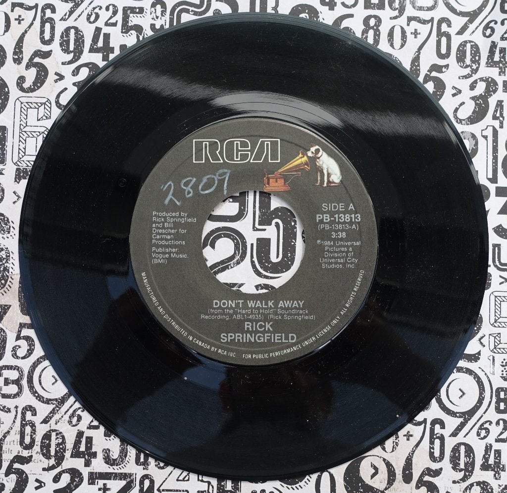Rick Springfield - Don't Walk Away (Single 1984)  (5), Ophalen of Verzenden, Gebruikt, Pop
