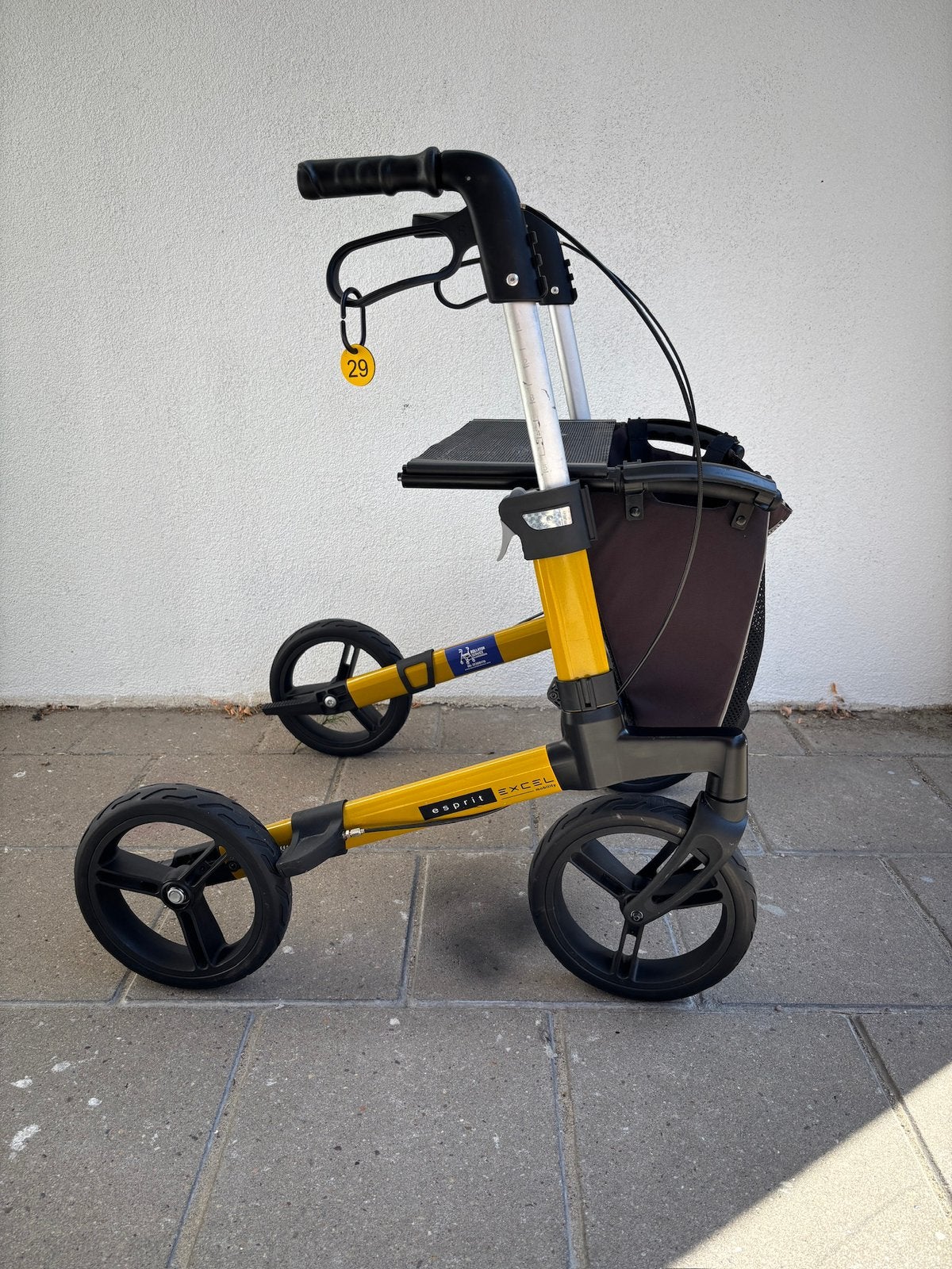 Nr 29... Rollator Excel Esprit Geel, Ophalen, Excel, ., Opvouwbaar
