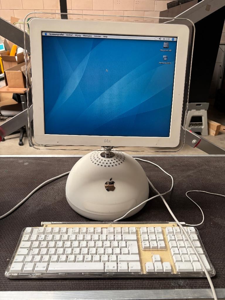 Apple imac G4 (bolletje), Computers en Software, Apple Desktops, Ophalen, Gebruikt, IMac, Onbekend