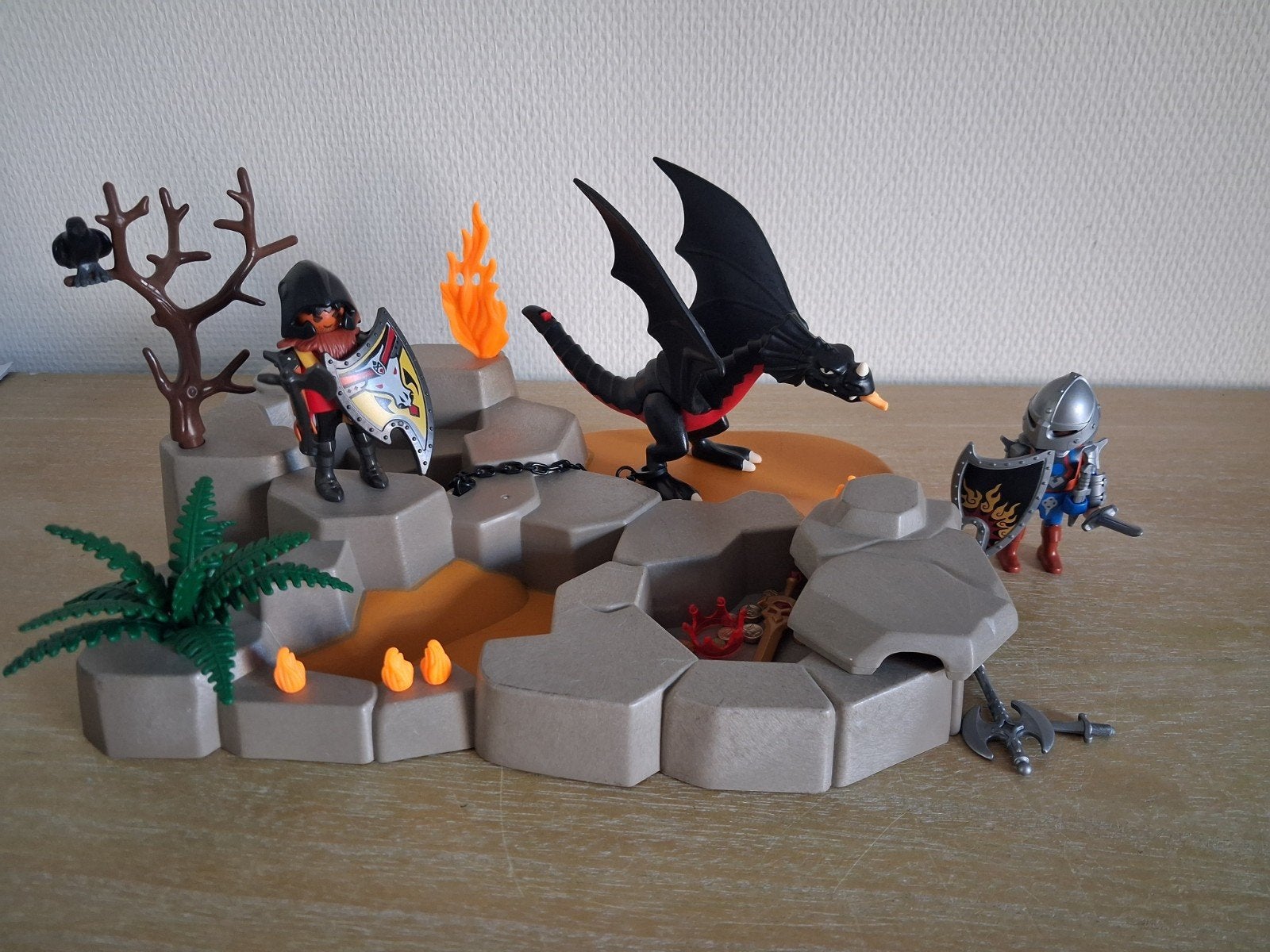 playmobil drakenridders met draak setnr 4006, Complete set, Ophalen of Verzenden, Zo goed als nieuw, Dragons