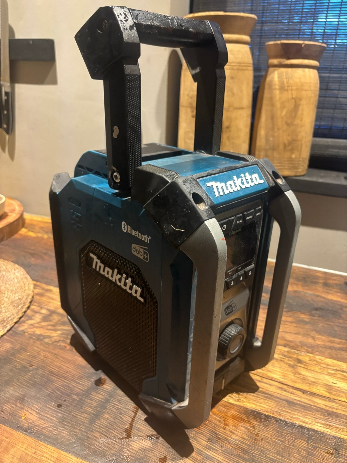 Makita MR007GZ Bouwradio FM DAB/DAB+ Bluetooth, Ophalen of Verzenden, Gebruikt, Bouwradio