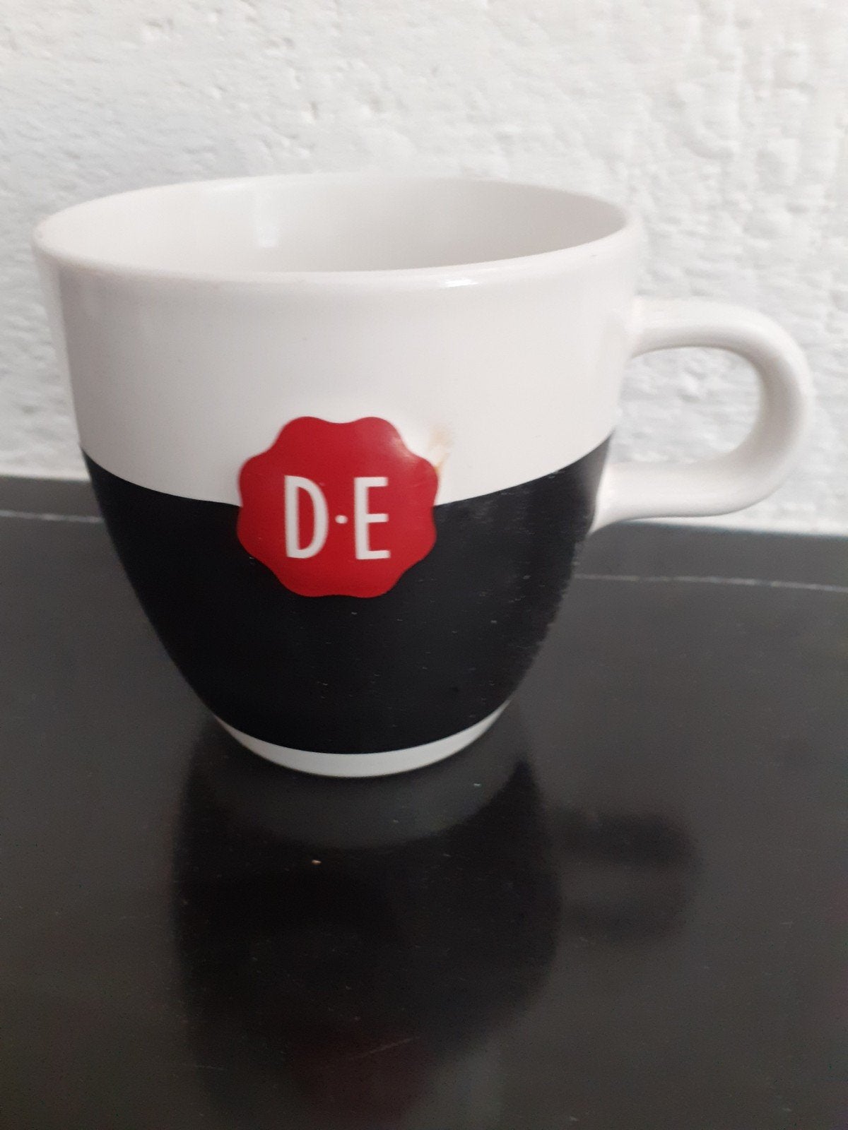 Douwe Egberts kopje cappuccino model, Ophalen of Verzenden, Zo goed als nieuw, Overige stijlen, Kop(pen) en/of Schotel(s)