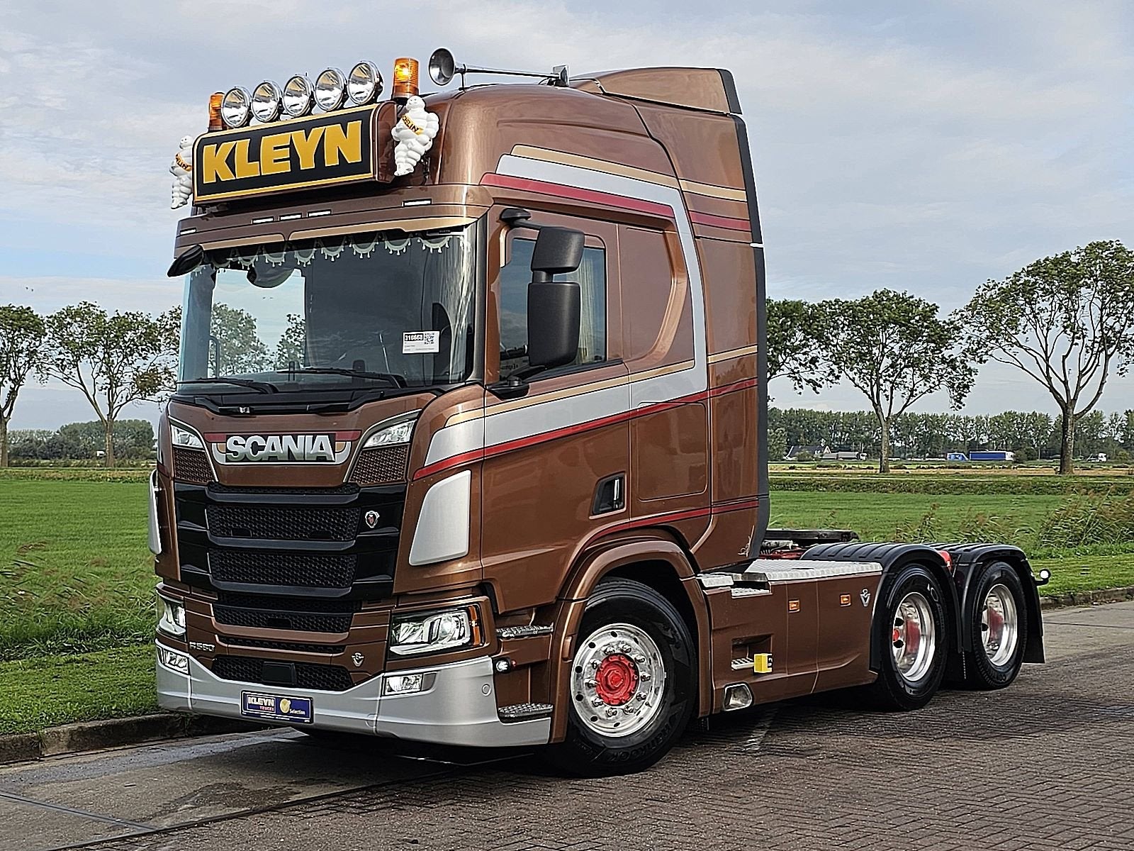 SCANIA R580 6x2 nb led leather, Automaat, Euro 6, Leder, Bedrijf
