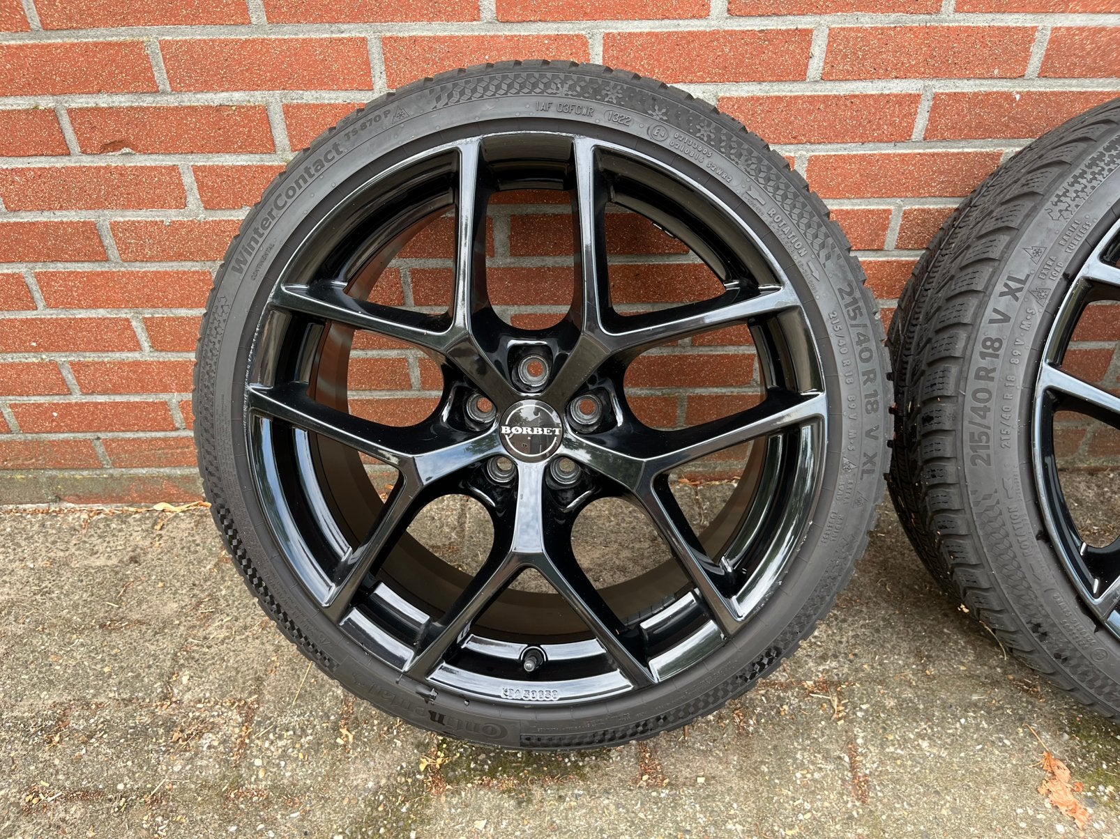 Borbet y velgen  215/40r18, Auto-onderdelen, Banden en Velgen, Ophalen, 18 inch, 215 mm, Velg(en)