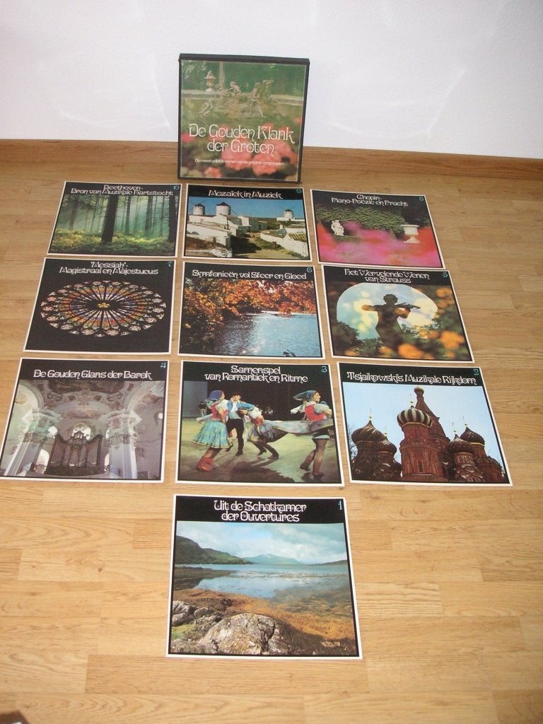 De Gouden Klanken (verzamelalbum) 10 LP’s, Ophalen, Gebruikt, 12 inch, LP