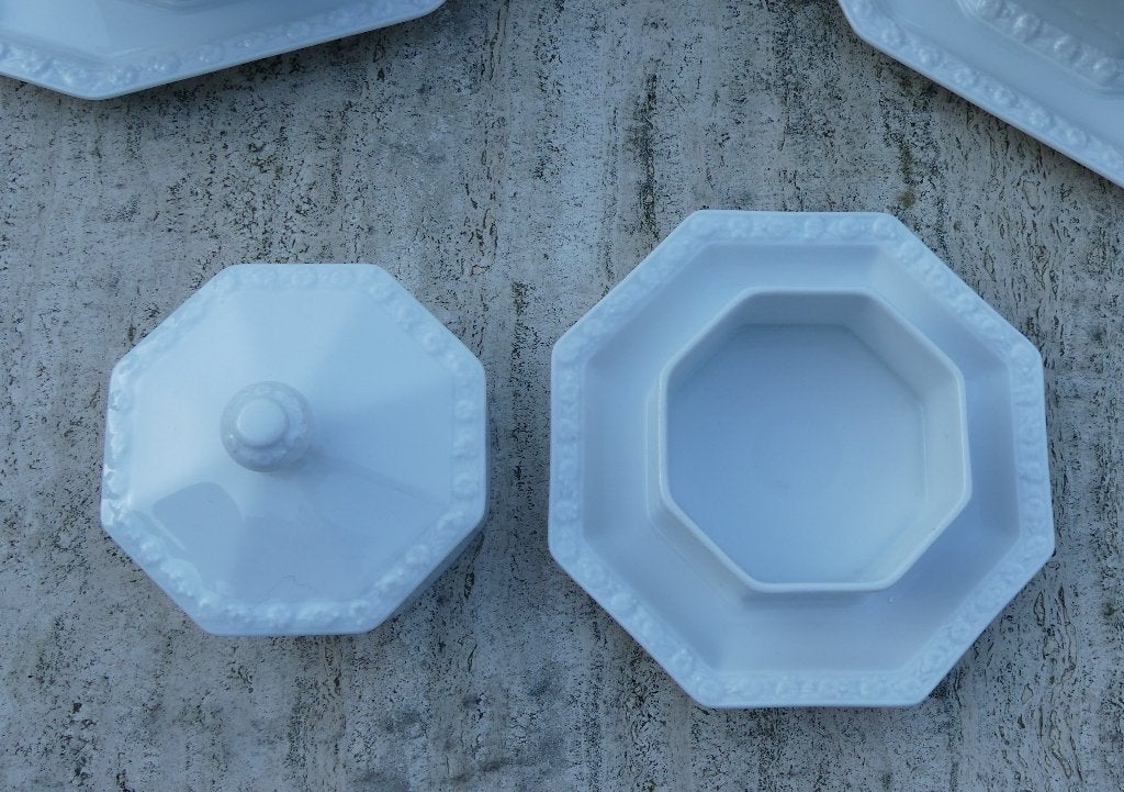 Rosenthal Maria Weiss 2 x Sauskom + Botervloot + Melkkan, Nieuw, Ophalen of Verzenden, Wedgwood, Porselein