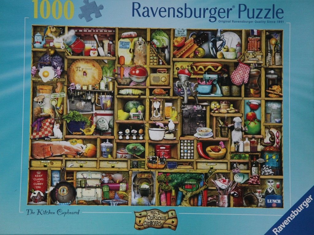 Legpuzzel The Kitchen Cupboard, Ophalen, 500 t/m 1500 stukjes, Zo goed als nieuw, Legpuzzel