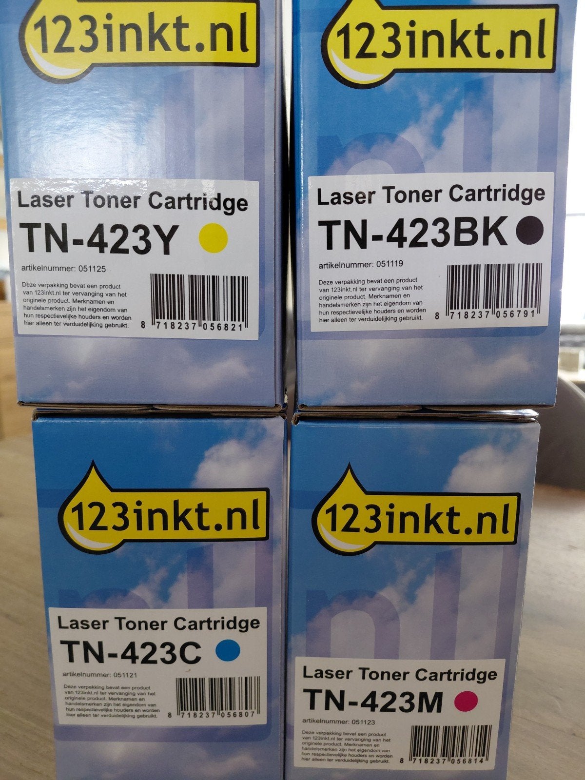Laser toner cartrige 4 stuks, Computers en Software, Printerbenodigdheden, Ophalen of Verzenden, Nieuw, Toner